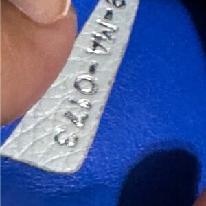 Dior Blue and Gray Leather Bag